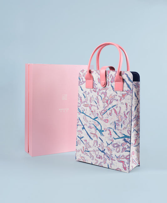 Xue Song “The Dao from Nature Series  — Snowmelt” Wine Bag 薛松《法⾃然系列—雪融》葡萄酒袋